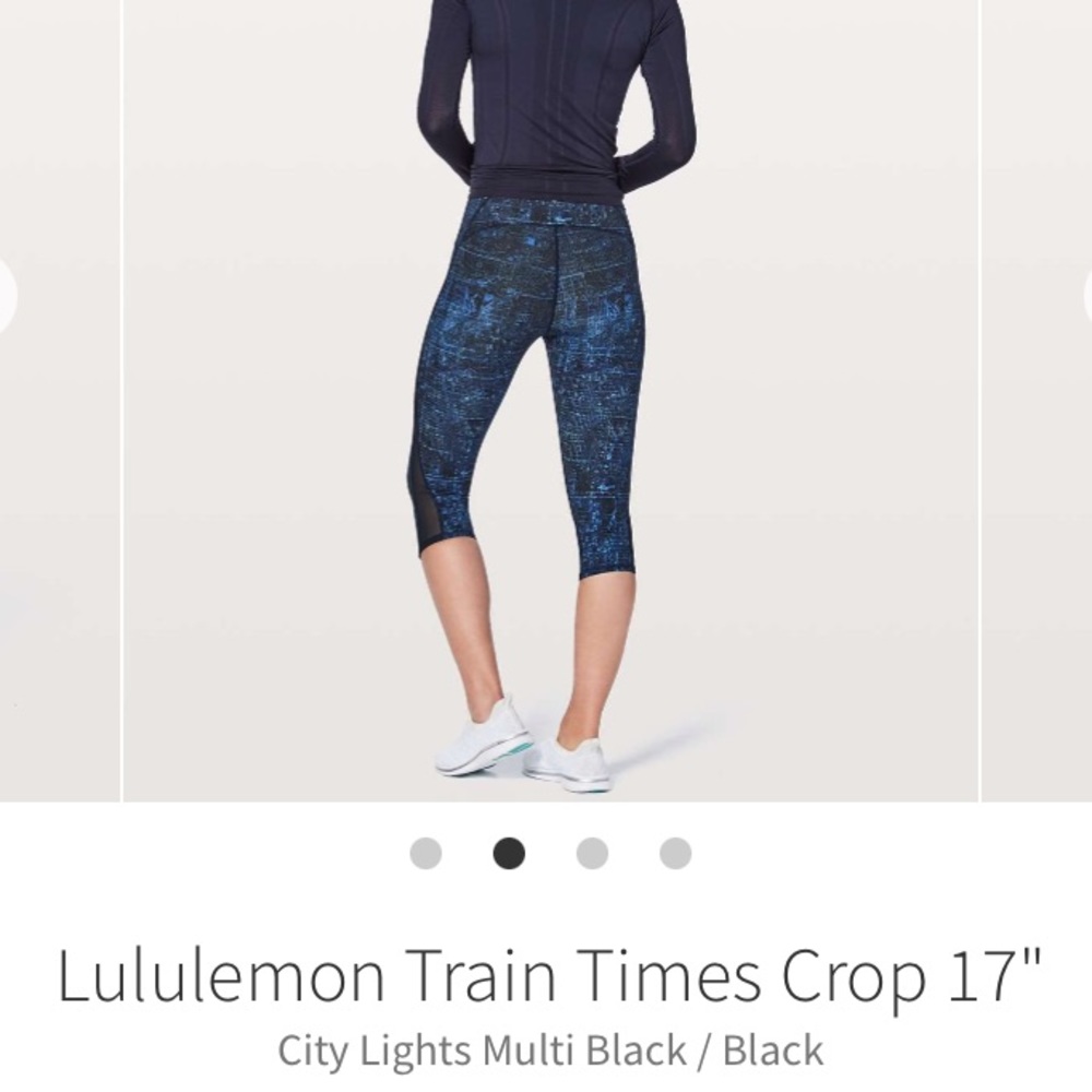 NWOT!! Lululemon Train Times Crop 17”